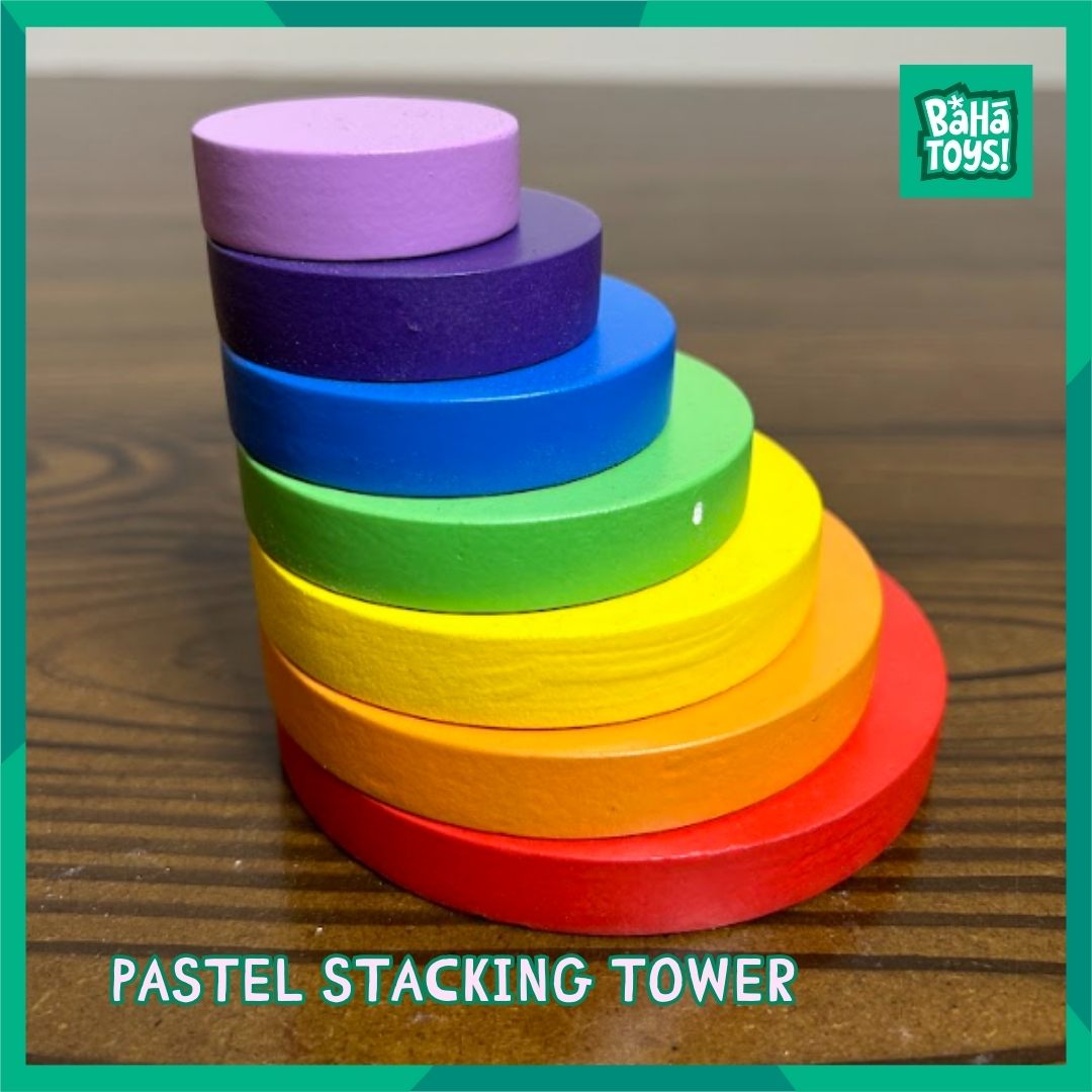 Pastel Stacking Tower