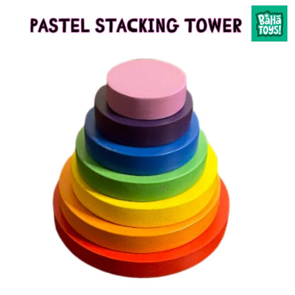 Pastel Stacking Tower