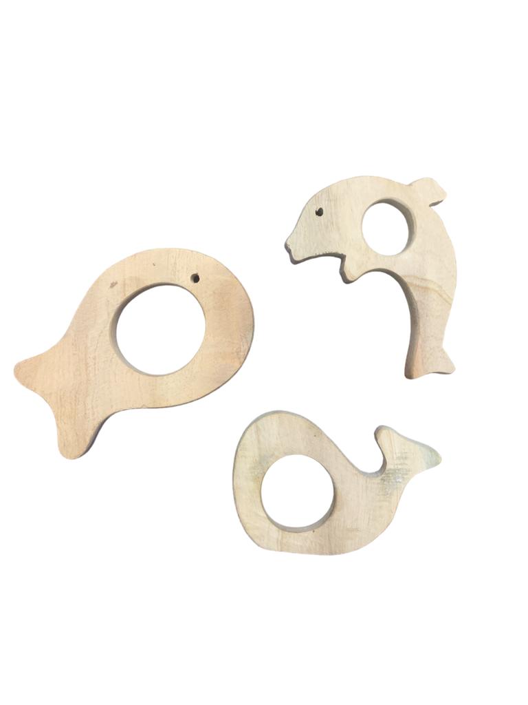 Wooden Teethers - Set of 3 - Water Kingdom